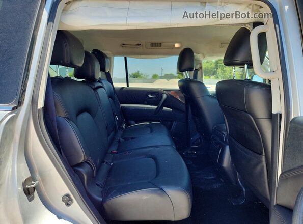 JN8AY2AC7N9161339 2022 NISSAN ARMADA Серебряный Вид задней части салона