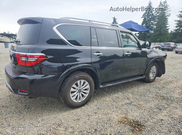 JN8AY2AC8P9180792 2023 NISSAN ARMADA Black Trasero derecho