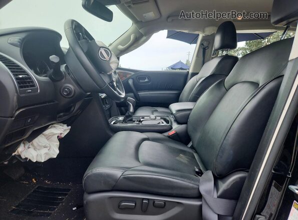 JN8AY2AC8P9180792 2023 NISSAN ARMADA Black Vista interior delantera