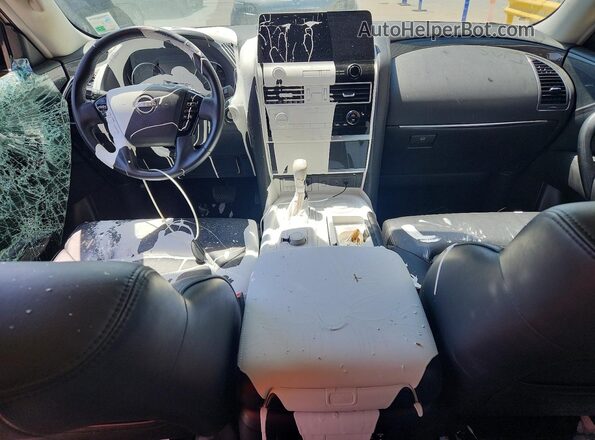 JN8AY2AC9P9181756 2023 NISSAN ARMADA Gray Вид панелі приладів