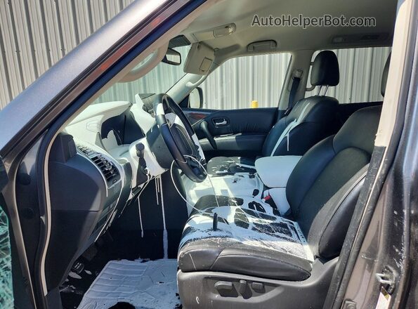 JN8AY2AC9P9181756 2023 NISSAN ARMADA Gray Вид салону спереду