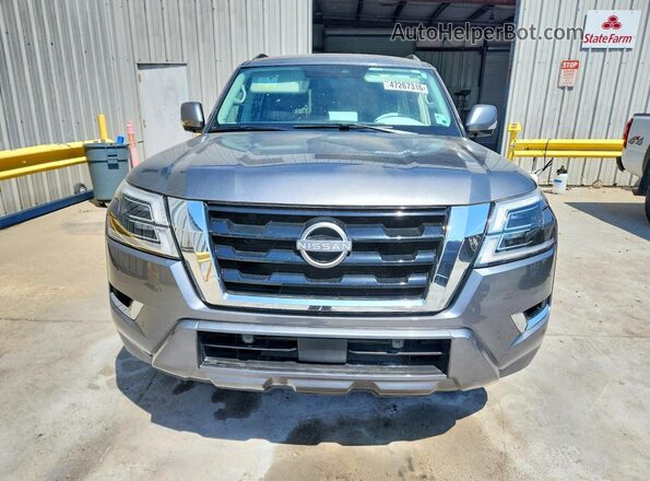 JN8AY2AC9P9181756 2023 NISSAN ARMADA Gray Вид спереду