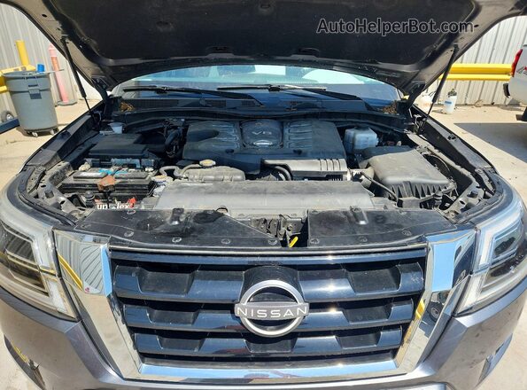 JN8AY2AC9P9181756 2023 NISSAN ARMADA Gray Вид підкапотного простору