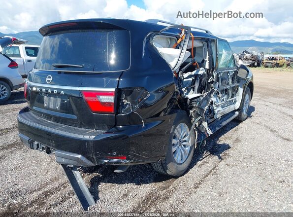 JN8AY2AD5R9708526 2024 NISSAN ARMADA Black Widok z przodu