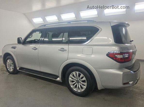 JN8AY2AD9M9660778 2021 NISSAN ARMADA Silver Tył lewy