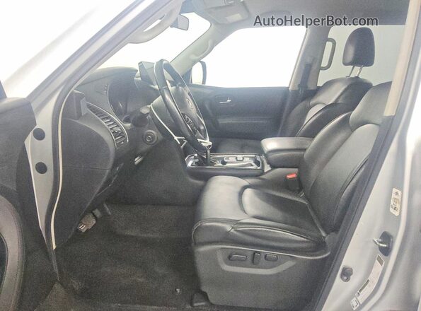 JN8AY2AD9M9660778 2021 NISSAN ARMADA Silver Widok wnętrza z przodu