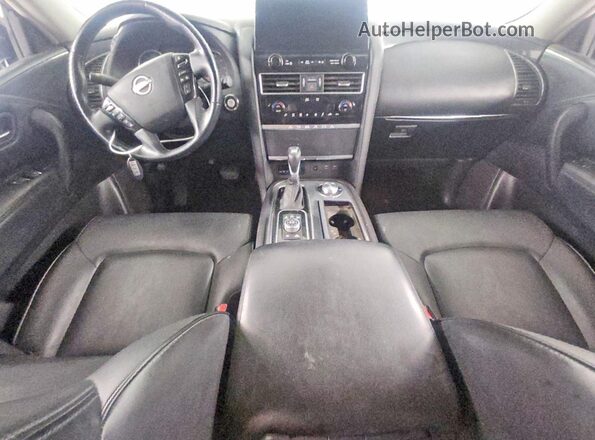 JN8AY2AD9M9660778 2021 NISSAN ARMADA Silver Widok deski rozdzielczej