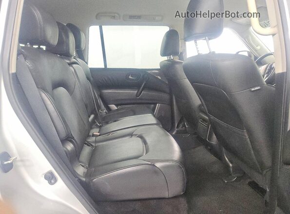 JN8AY2AD9M9660778 2021 NISSAN ARMADA Silver Widok wnętrza z tyłu