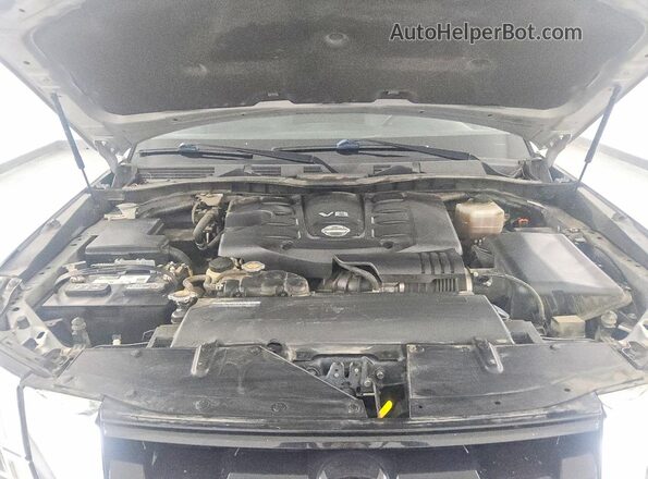 JN8AY2AD9M9660778 2021 NISSAN ARMADA Silver Widok komory silnika
