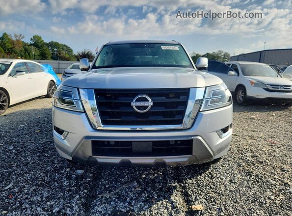 JN8AY2BA1M9370250 2021 NISSAN ARMADA Silver Vista frontal