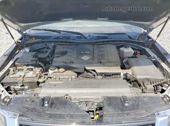 JN8AY2BA1M9370250 2021 NISSAN ARMADA Silver Vista del compartimento del motor