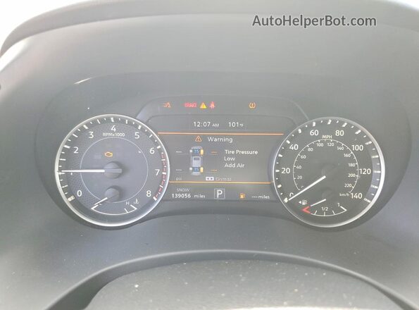 JN8AY2BA1M9370250 2021 NISSAN ARMADA Silver Vista del cuadro de instrumentos