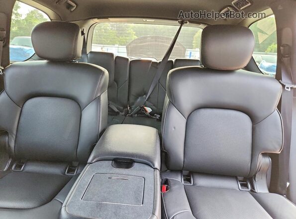 JN8AY2BA6M9374715 2021 NISSAN ARMADA Серый Вид задних сидений