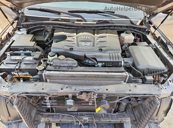 JN8AY2BA6M9374715 2021 NISSAN ARMADA Серый Вид подкапотного пространства