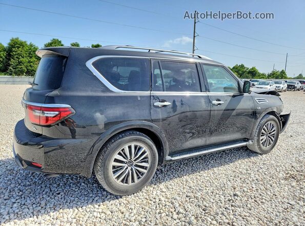 JN8AY2BA6N9390785 2022 NISSAN ARMADA Black Задня права чверть
