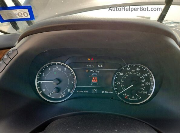 JN8AY2BA6N9390785 2022 NISSAN ARMADA Black Вид щитка приладів