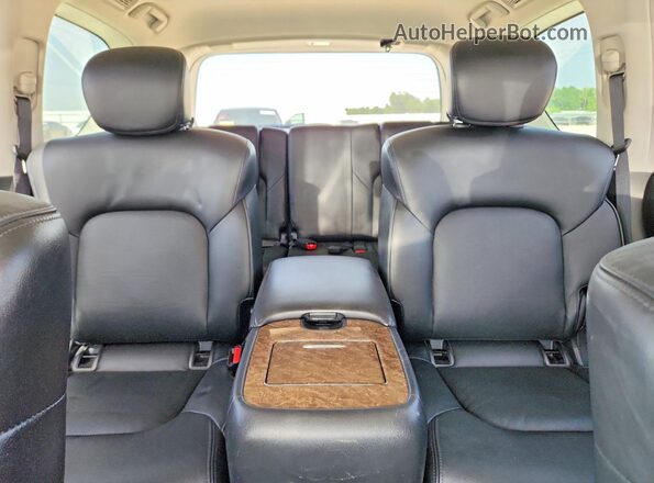 JN8AY2BA6N9390785 2022 NISSAN ARMADA Black Вид задніх сидінь
