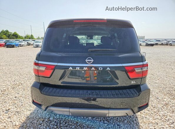 JN8AY2BA6N9390785 2022 NISSAN ARMADA Black Вид ззаду