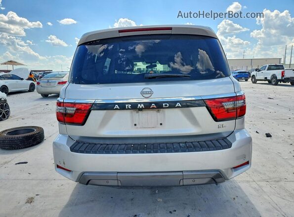 JN8AY2BAXM9371073 2021 NISSAN ARMADA Silver Rear view
