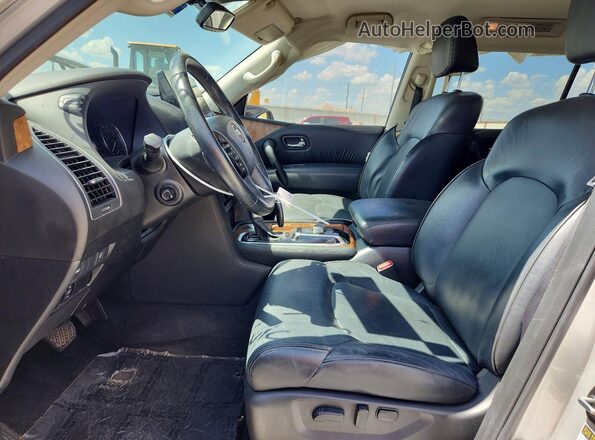 JN8AY2BAXM9371073 2021 NISSAN ARMADA Silver Front interior view