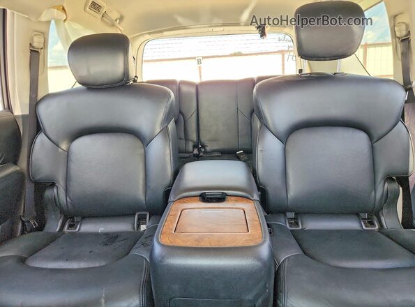 JN8AY2BAXM9371073 2021 NISSAN ARMADA Silver Rear seats view