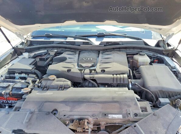 JN8AY2BC9M9146886 2021 NISSAN ARMADA White Engine compartment view