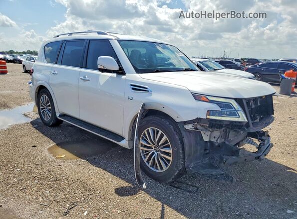 JN8AY2BC9M9146886 2021 NISSAN ARMADA White Front right