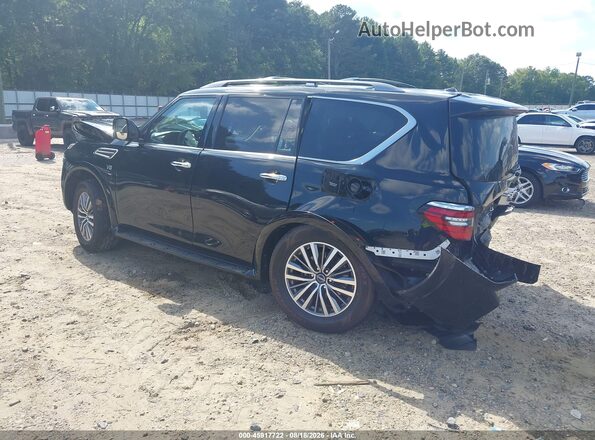JN8AY2BCXM9147612 2021 NISSAN ARMADA Black უკანა მარცხენა