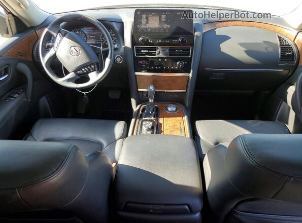 JN8AY2BD7R9710129 2024 NISSAN ARMADA Silver Առջևի վահանակի տեսք