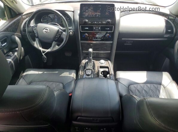 JN8AY2DB1M9793173 2021 NISSAN ARMADA Brown Vista del salpicadero