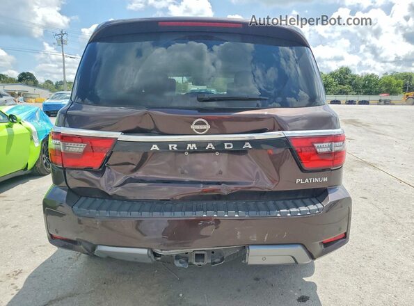 JN8AY2DB1M9793173 2021 NISSAN ARMADA Brown Vista trasera