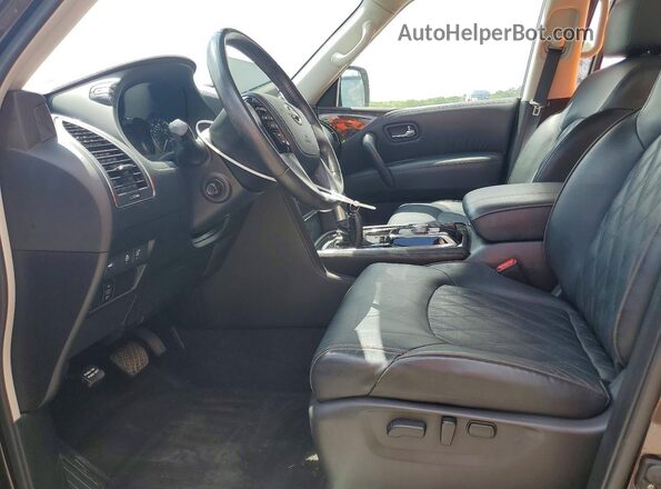 JN8AY2DB1M9793173 2021 NISSAN ARMADA Brown Vista interior delantera