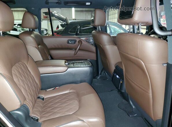 JN8AY2DB4N9810873 2022 NISSAN ARMADA Black უკანა სალონის ხედი