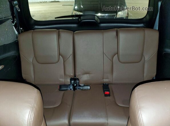 JN8AY2DB4N9810873 2022 NISSAN ARMADA Black უკანა სავარძლების ხედი