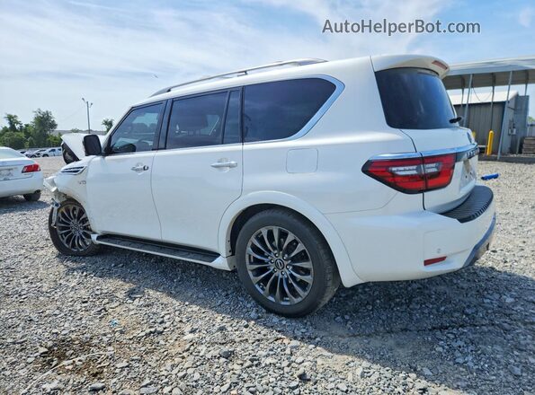 JN8AY2DB5M9790051 2021 NISSAN ARMADA White უკანა მარცხენა