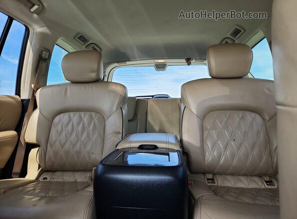 JN8AY2DB5M9790051 2021 NISSAN ARMADA White უკანა სავარძლების ხედი