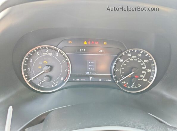 JN8AY2DB5M9790051 2021 NISSAN ARMADA White ხელსაწყოთა პანელის ხედი