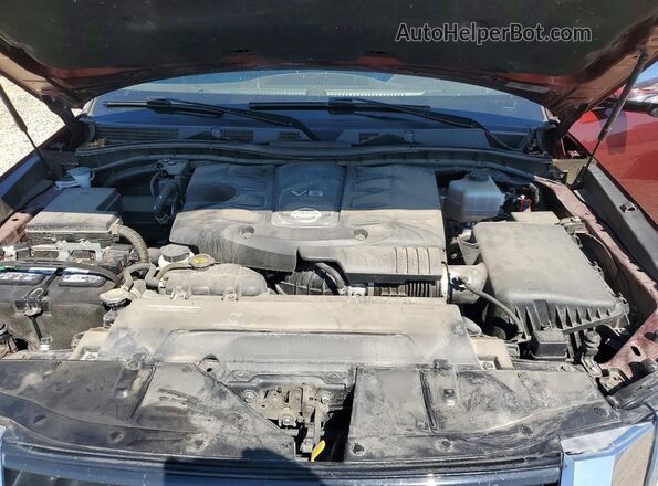 JN8AY2DB6N9810213 2022 NISSAN ARMADA Красный Вид подкапотного пространства