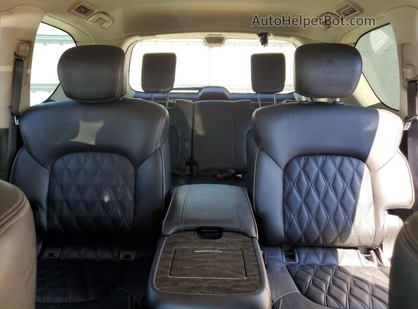 JN8AY2DB6N9810213 2022 NISSAN ARMADA Красный Вид задних сидений