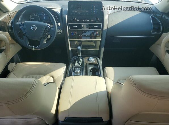 JN8AY2DB7R9852055 2024 NISSAN ARMADA White Widok deski rozdzielczej