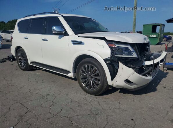 JN8AY2DB7R9852055 2024 NISSAN ARMADA White Przód prawy