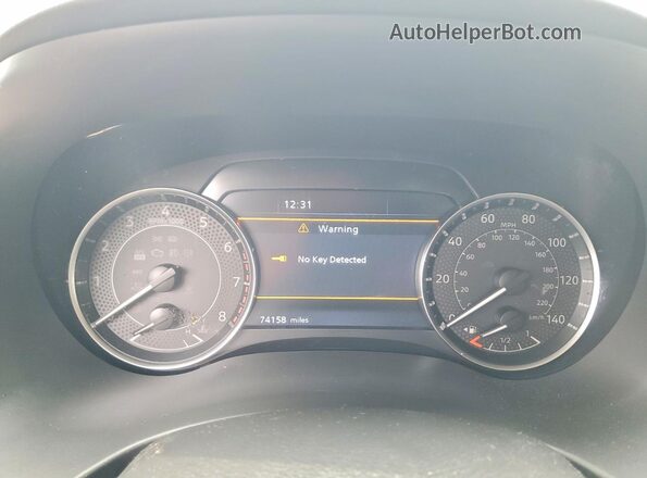 JN8AY2DB8M9790528 2021 NISSAN ARMADA Black Instrument cluster view