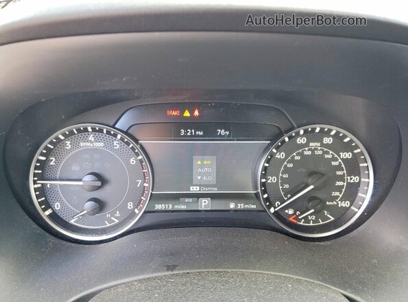 JN8AY2ED8P9694936 2023 NISSAN ARMADA Charcoal Widok zestawu wskaźników