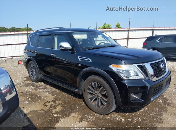 JN8AY2NC0KX512402 2019 NISSAN ARMADA Black უკანა სალონის ხედი