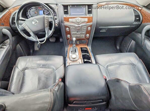 JN8AY2NC1K9583404 2019 NISSAN ARMADA Синий Вид панели приборов