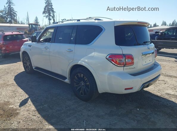 JN8AY2NC3K9581282 2019 NISSAN ARMADA Белый Задняя левая четверть