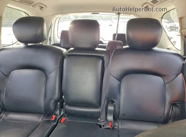 JN8AY2NC4H9506969 2017 NISSAN ARMADA Черный Вид задних сидений