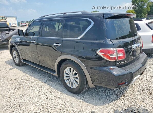 JN8AY2NC4H9506969 2017 NISSAN ARMADA Черный Задняя левая четверть