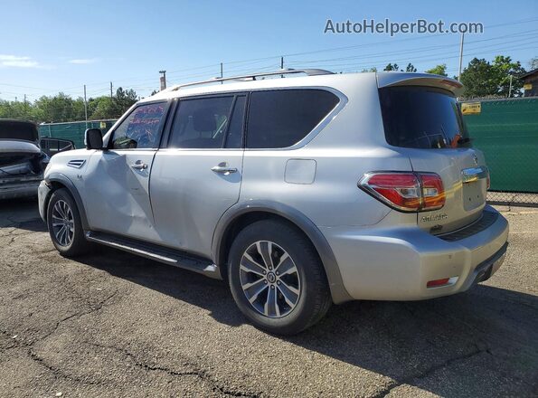 JN8AY2NC4KX511401 2019 NISSAN ARMADA Silver Rear left