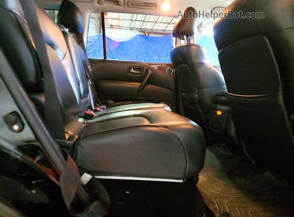 JN8AY2NC5H9505216 2017 NISSAN ARMADA Black Widok wnętrza z tyłu